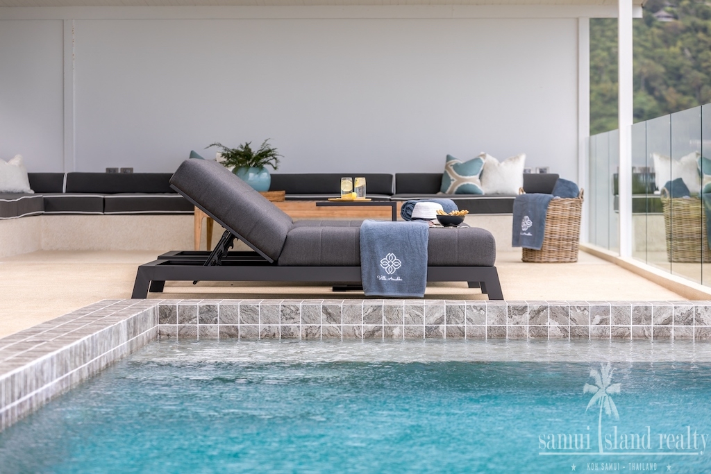 Koh Samui Seaview villa for sale pool and terrace