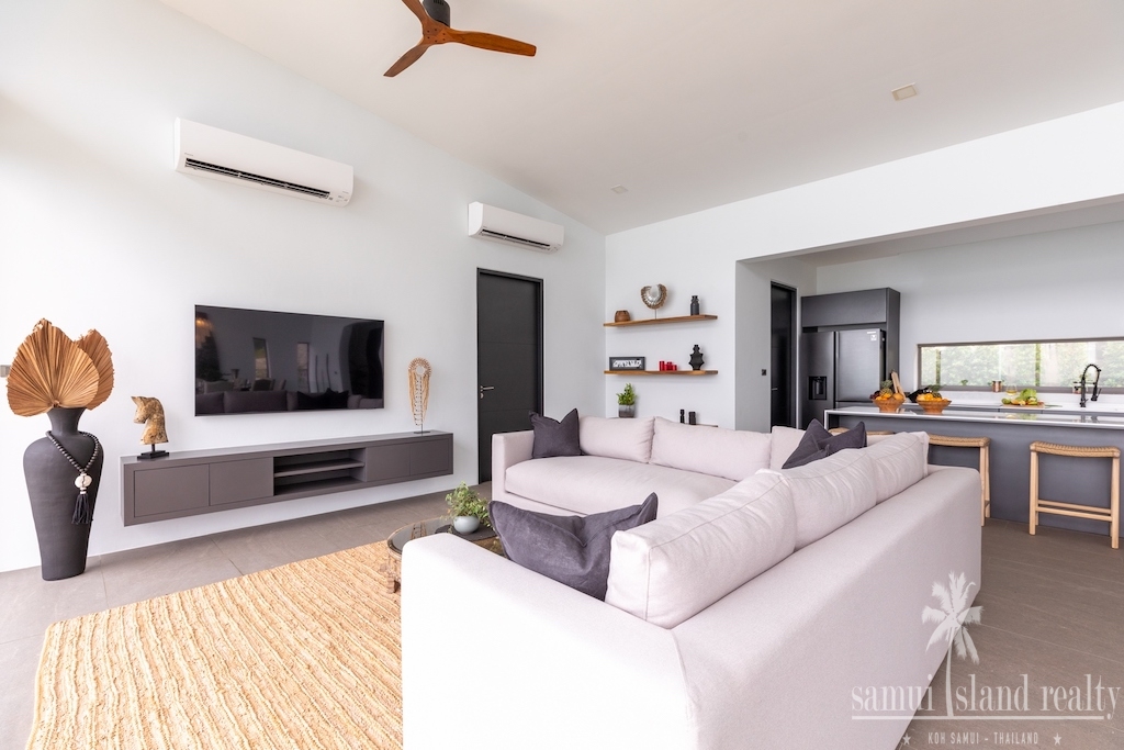 Koh Samui Seaview villa for sale lounge