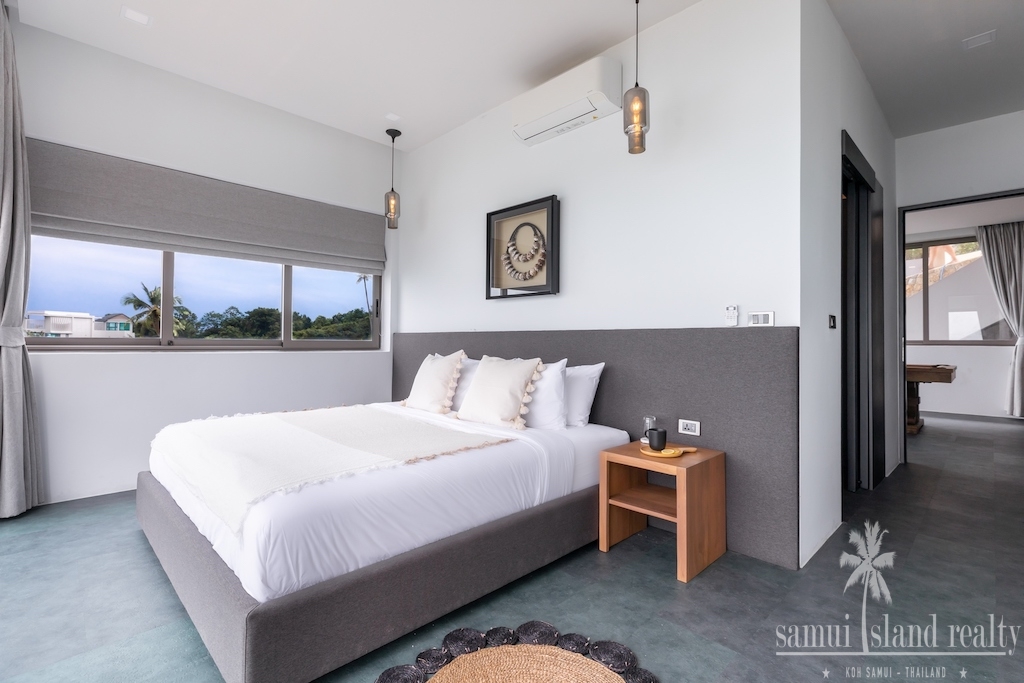 Koh samui Seaview villa for sale bedroom