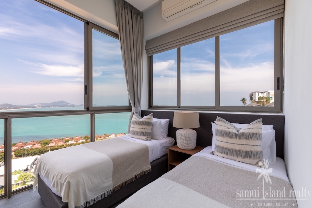 Koh Samui seaview villa for sale guest bedroom