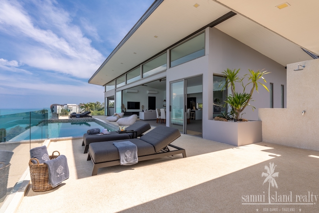 Koh Samui Seaview Villa For sale Outdoor Area