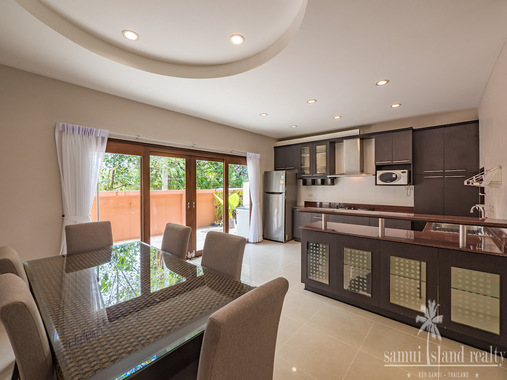 Koh Samui Townhouse For Sale Dining