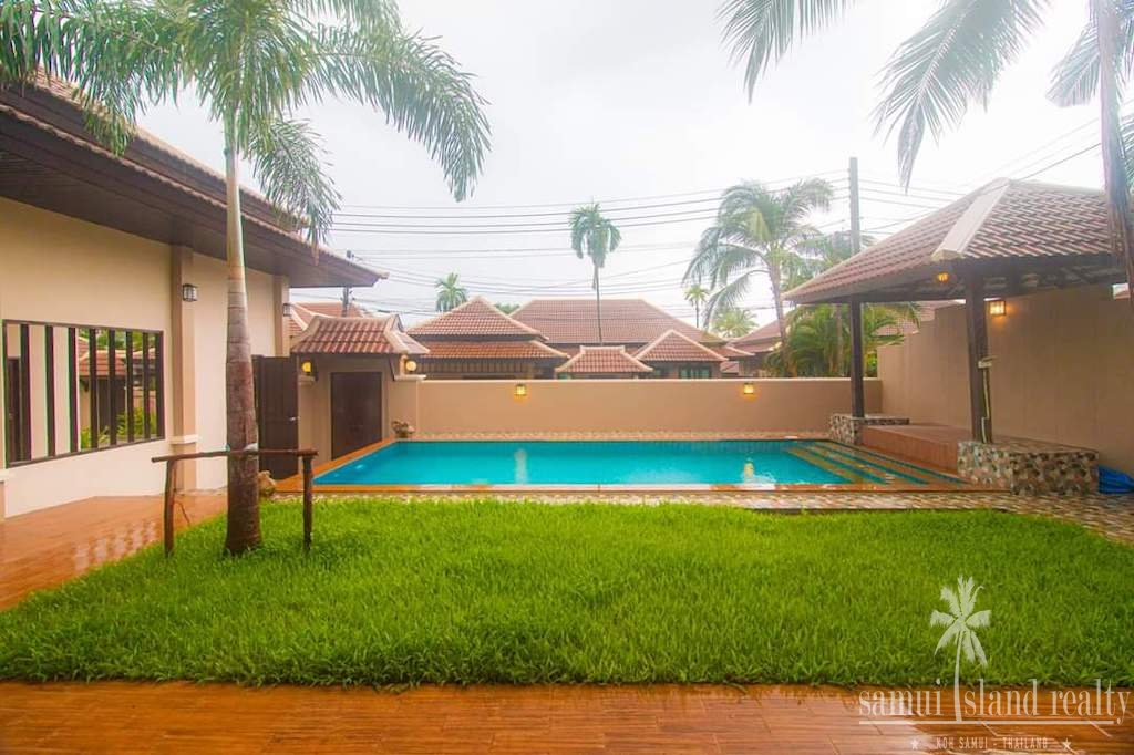 Koh Samui Villa For Sale In Bophut Outdoor Area