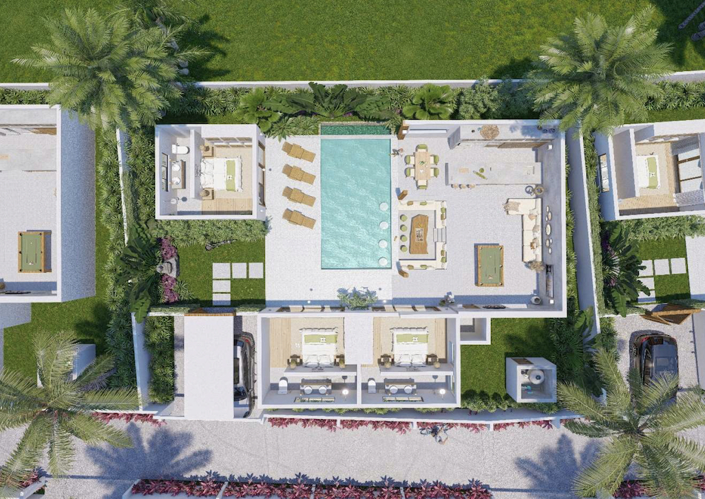 Coco Beach Villas Koh Samui Floor Plan