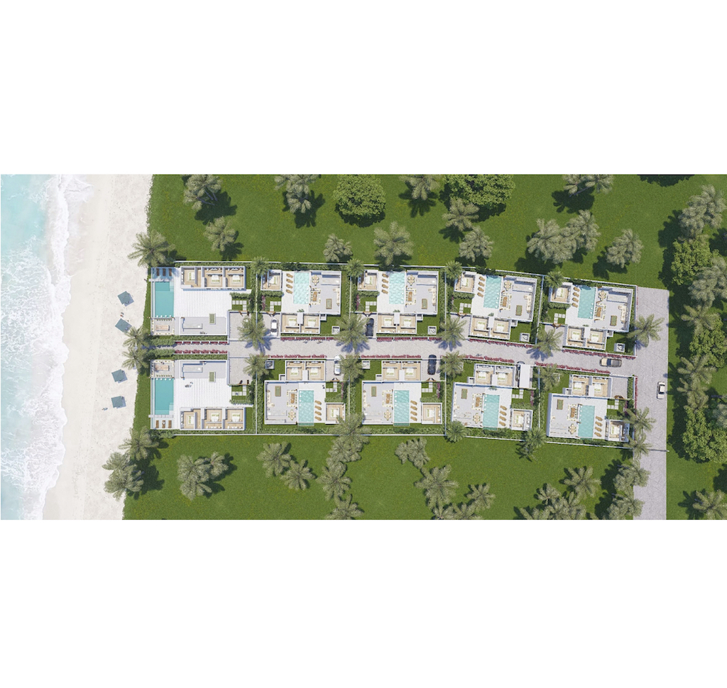 Coco Beach Villas Koh Samui Site Plan