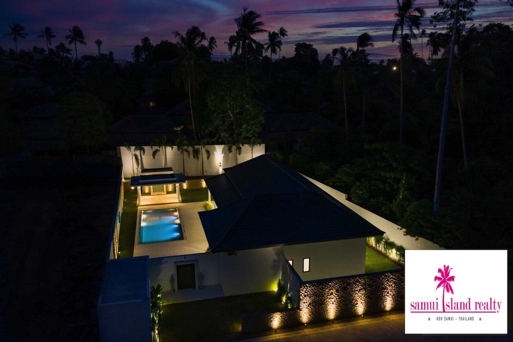 Contemporary Villa For Sale In Koh Samui Night