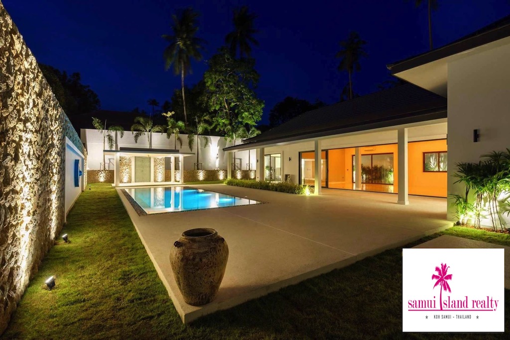 Contemporary Villa For Sale In Koh Samui Outdoor Area