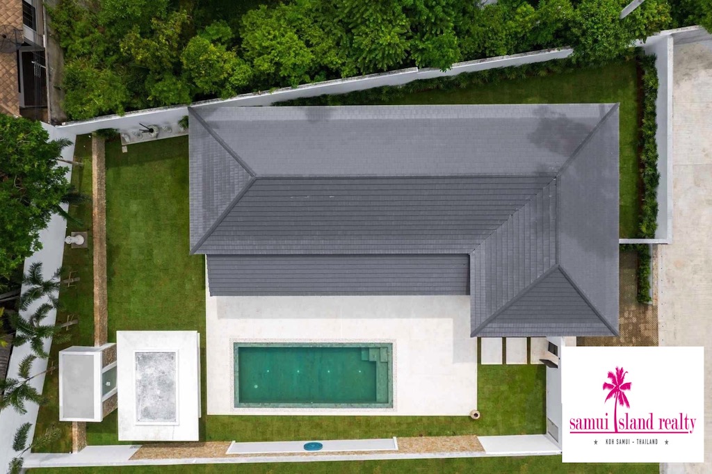 Contemporary Villa For Sale In Koh Samui Aerial