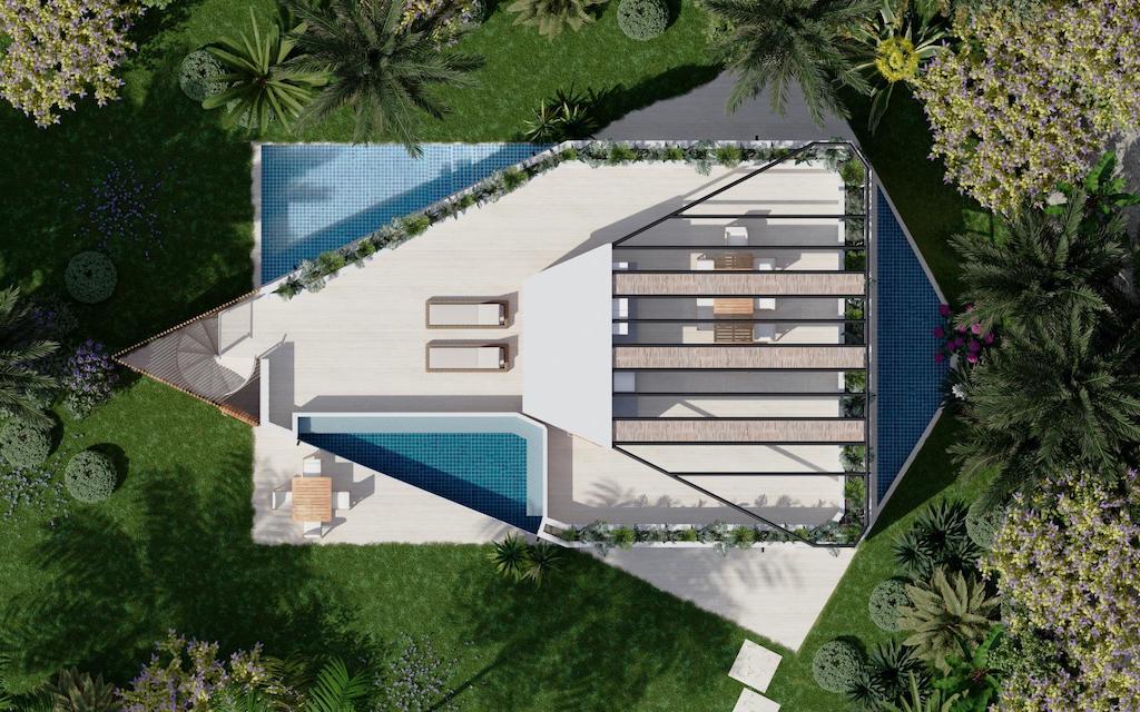 Koh Samui Taling Ngam Villa For Sale Rooftop