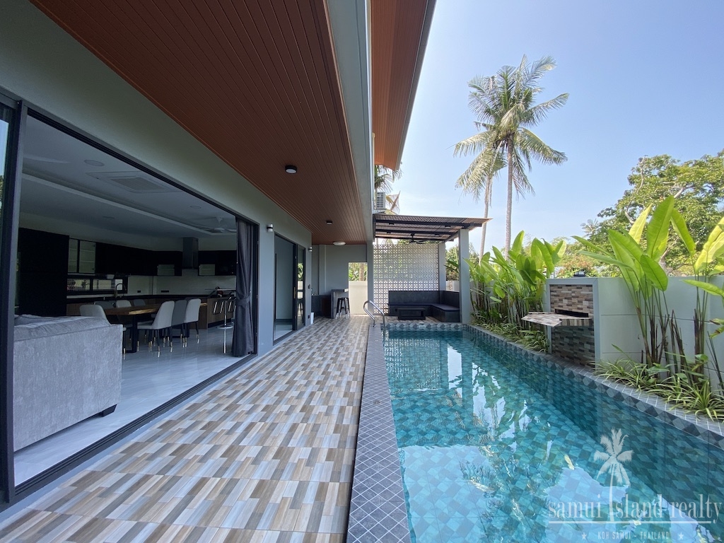Ban Tai Villa For Sale Koh Samui Poolside Terrace