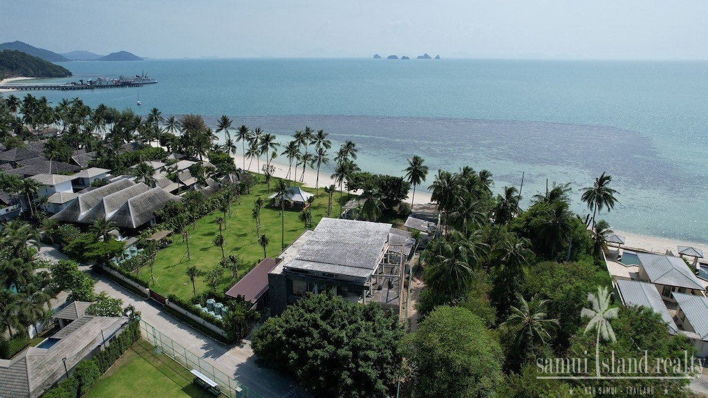 Beachfront Land For Sale in Koh Samui Aerial