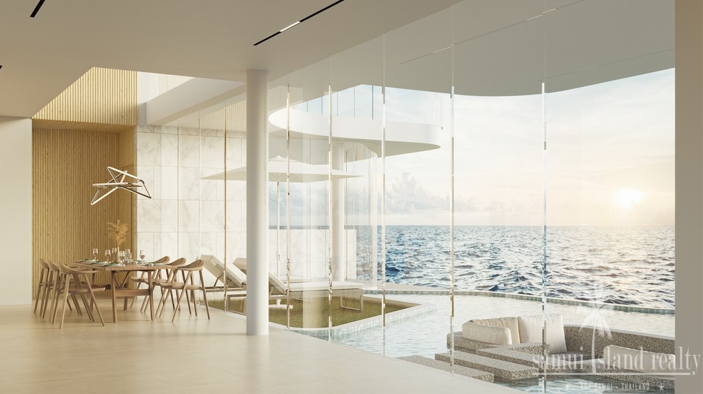 Bophut Sea View Property For Sale Lounge