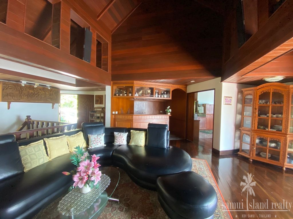 Sea View Villa For Sale In Koh Samui Lounge Area