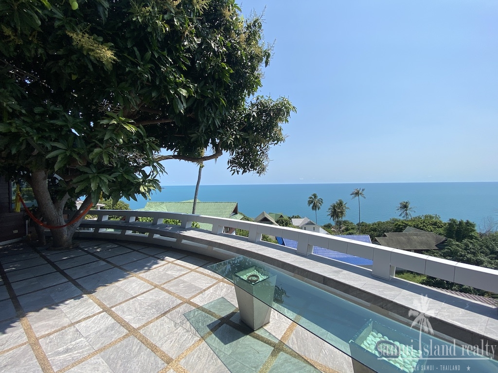 Sea View Villa For Sale In Koh Samui Terrace