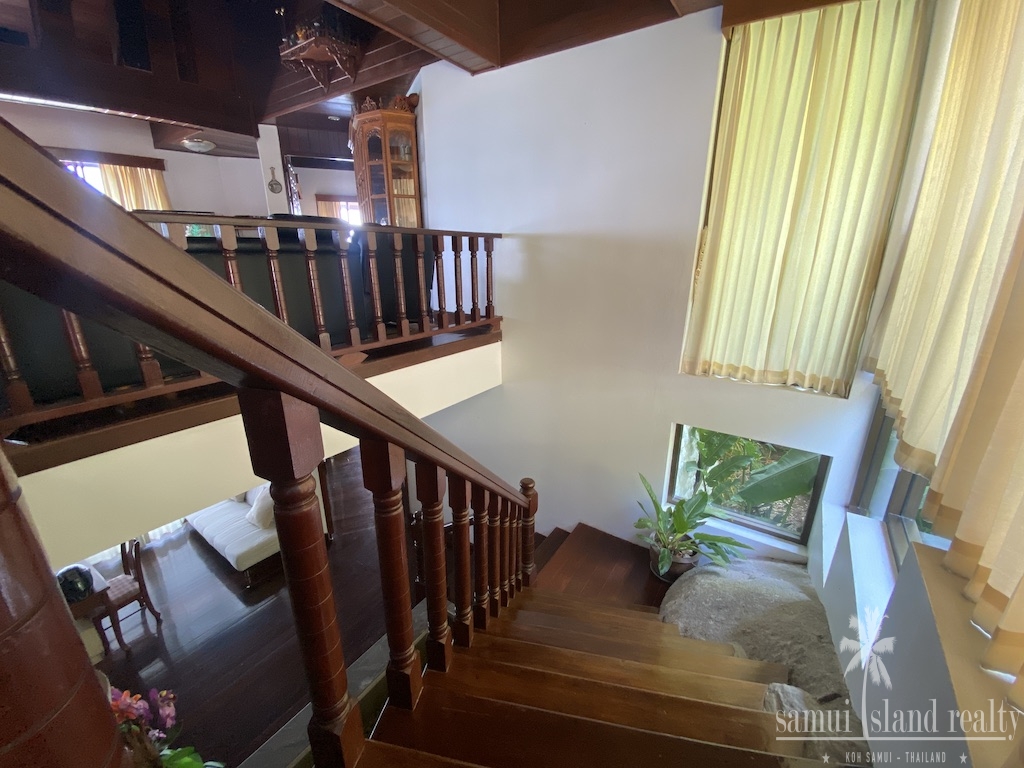 Sea view Villa For Sale In Koh Samui Stairs