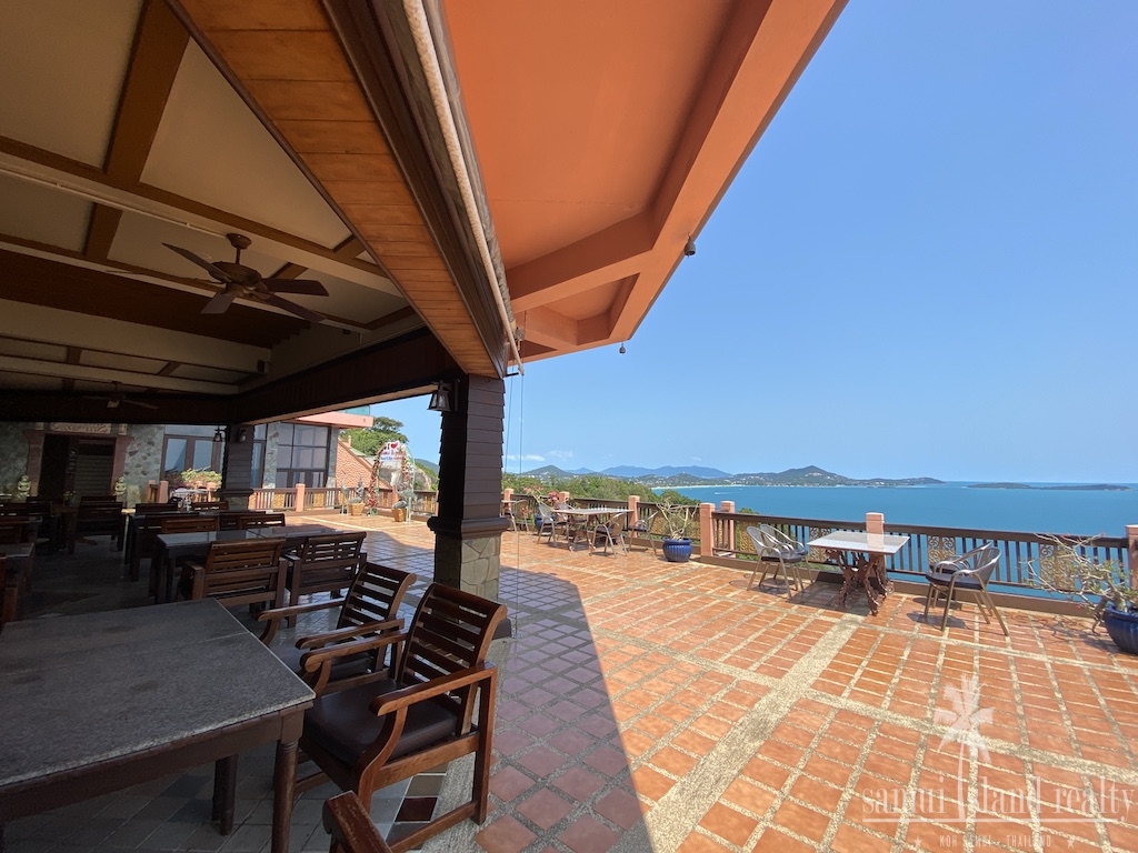 Sea View Villa For Sale In Koh Samui restaurant