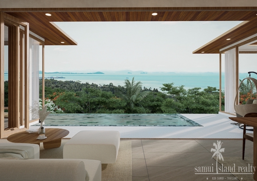 Koh Samui Sea View Villa Residences Lounge View