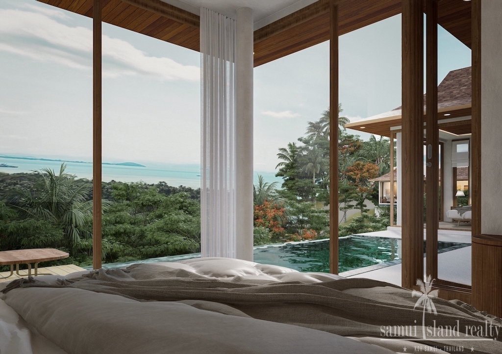 Koh Samui Sea View Villa Residences Master Bedroom