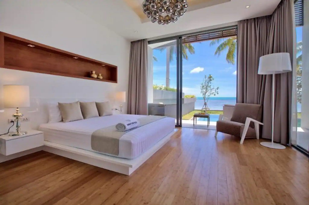 Modern Koh Samui Beachfront Property Master Bedroom