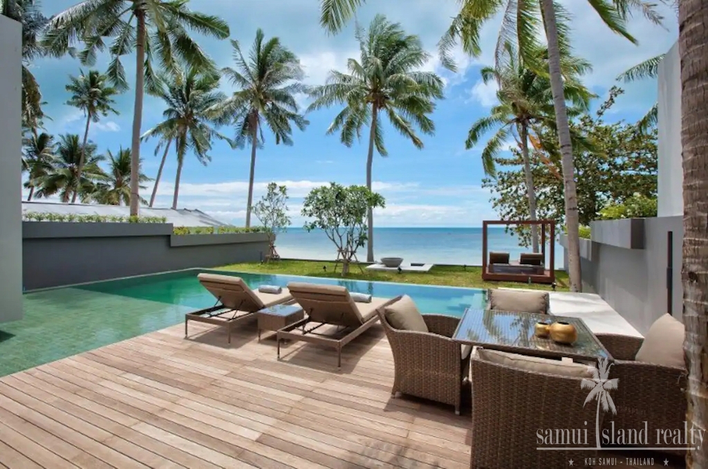 Modern Koh Samui Beachfront Property Sun Terrace