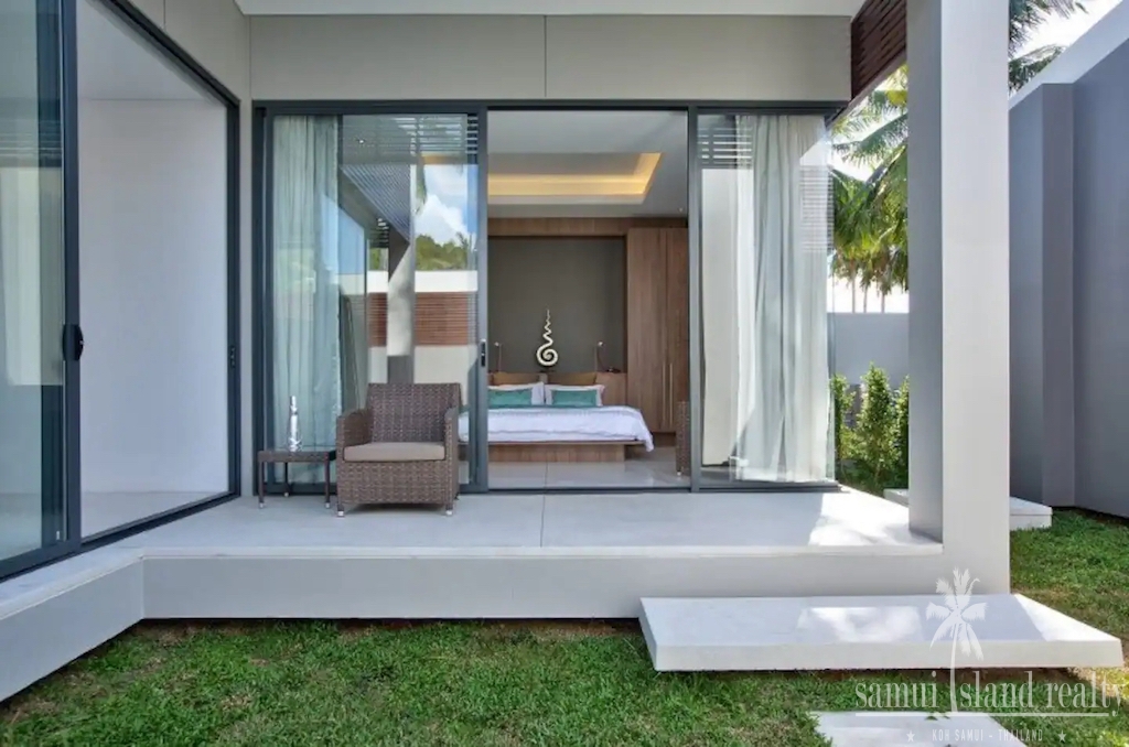 Modern Koh Samui Beachfront Property Bedroom Exterior