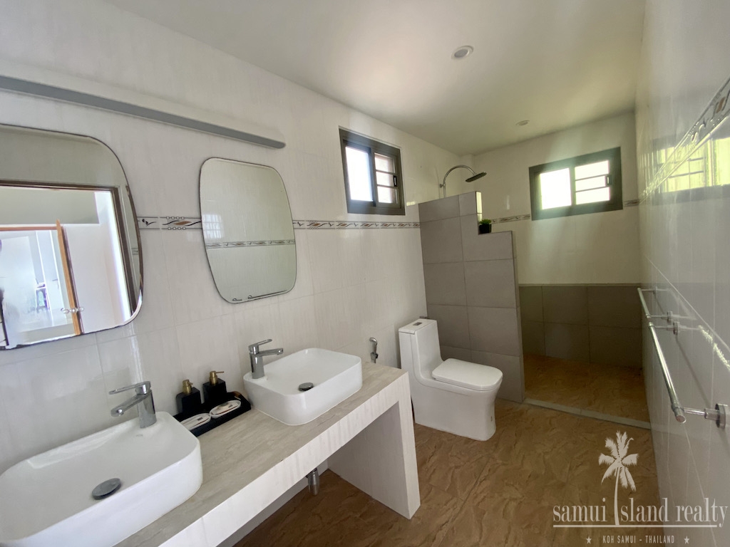 Koh Samui Chaweng noi Villa Bathroom