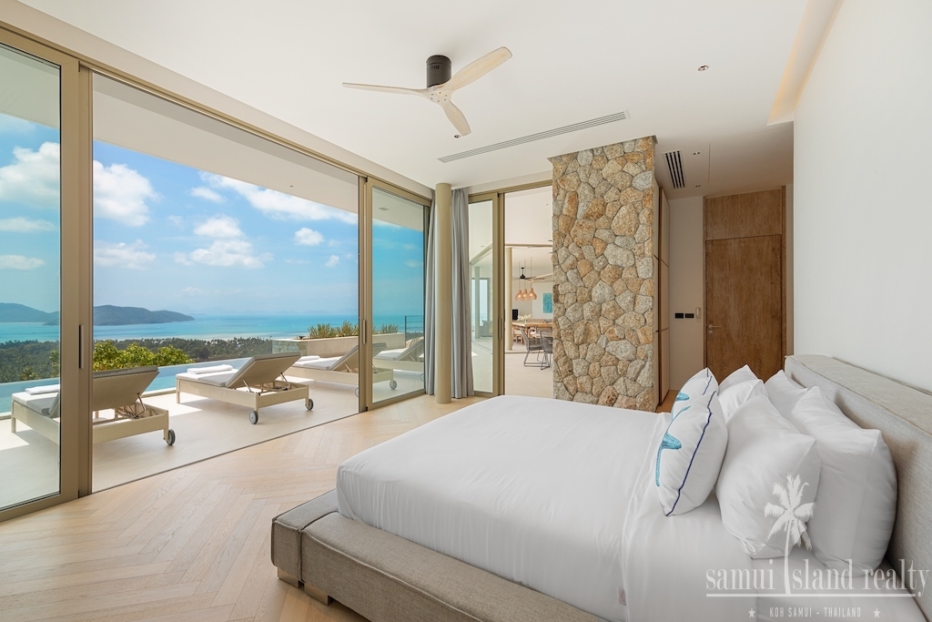 Koh Samui Luxury Property Bedroom View