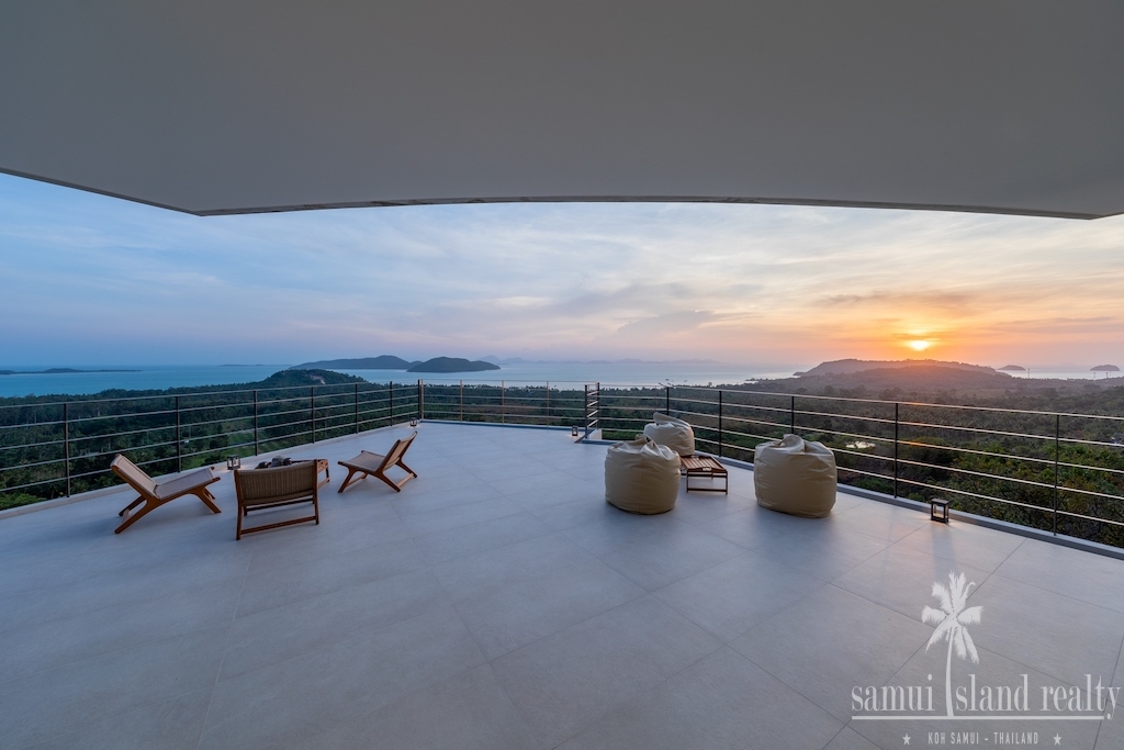 Koh Samui Luxury Property Terrace View