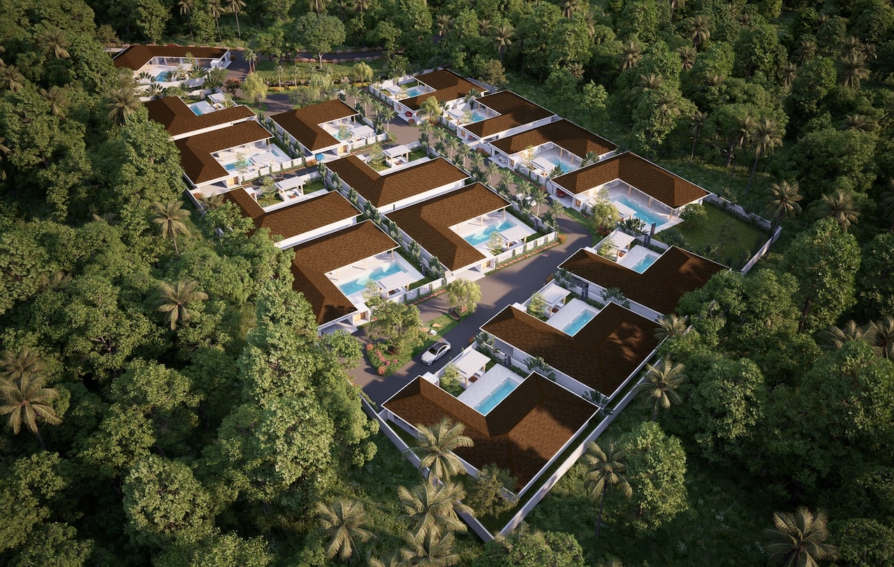 Maenam 3 Bedroom Villas Maenam 3 Bedroom Villas Aerial