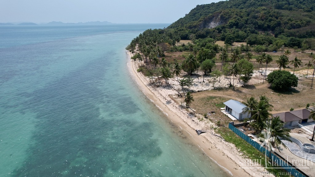 Beach Land In Koh Samui Coastline
