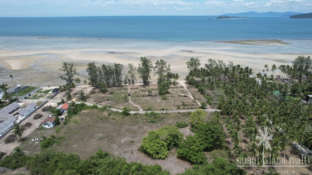 Beachfront Land On Koh Samui Aerial