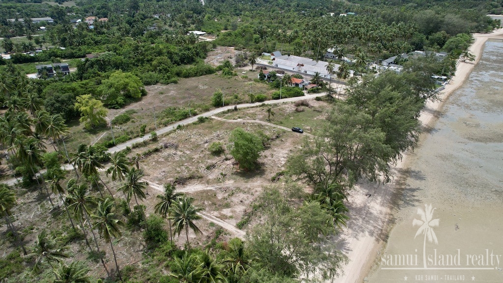 Beachfront Land In Koh Samui Aerial Image