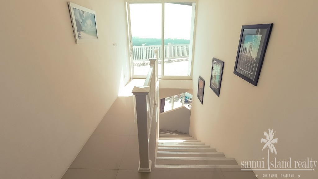 Koh Samui 3 Bedroom Sea View Property Stairs