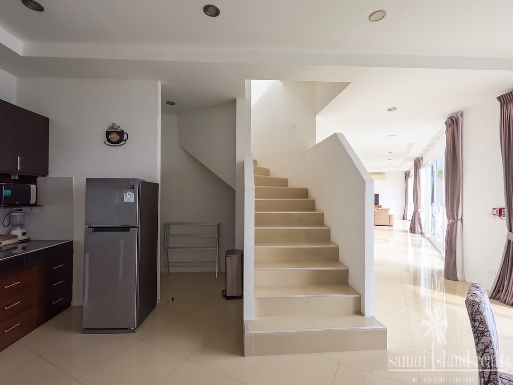 Koh Samui 3 Bedroom Sea View Property Stairs