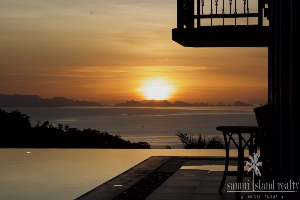 Koh Samui Bang Por Property Sunset