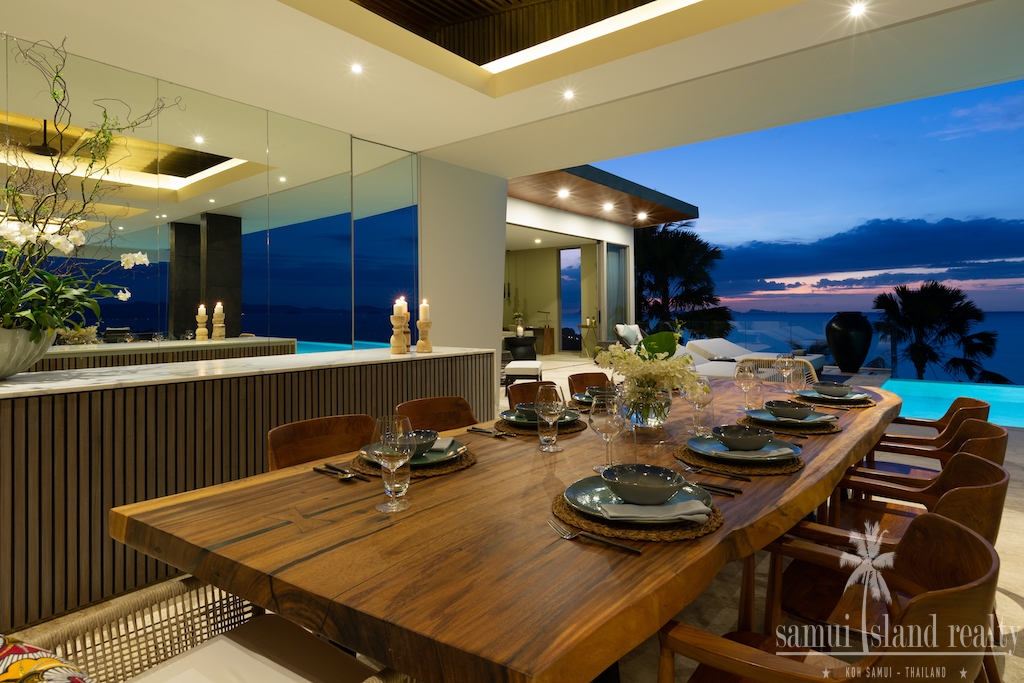 Luxury Property In Koh Samui Dining Area