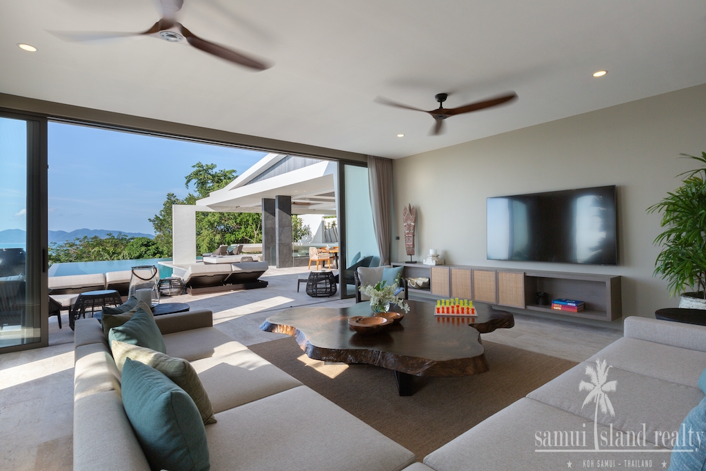 Luxury Property In Koh Samui Living Area