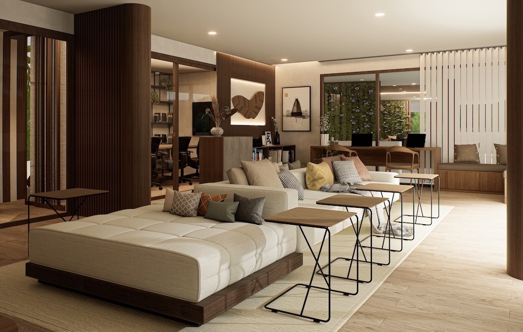 Ficus Residences Ko Samui Living Area