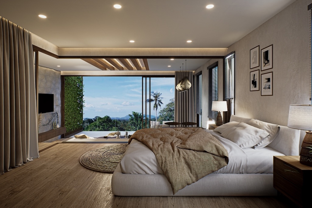 Ficus Residences Koh Samui Bedroom View