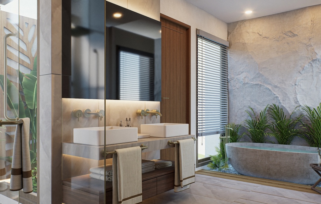 Ficus Residences Samui Bathroom