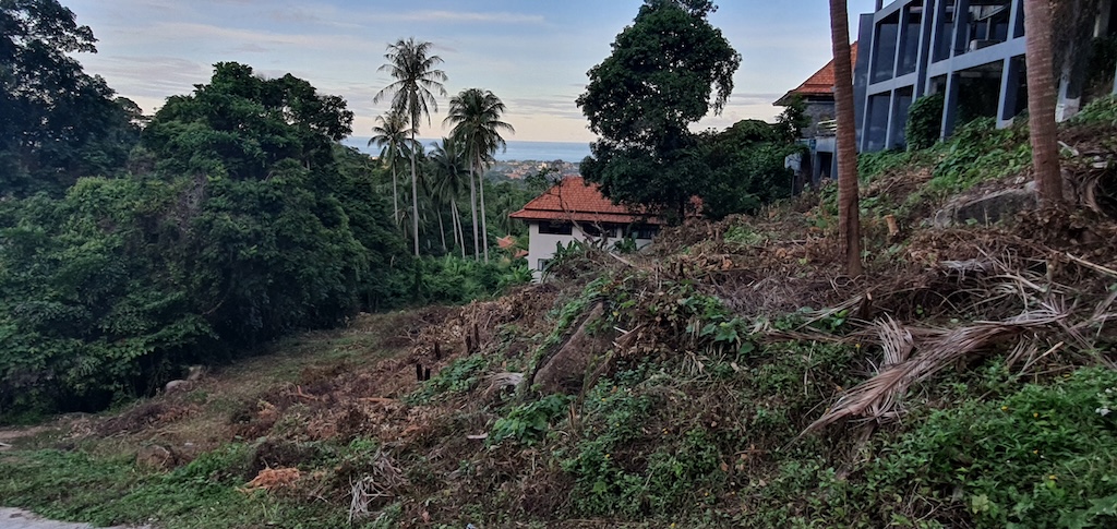 Chaweng Sea View Land Koh Samui Contour
