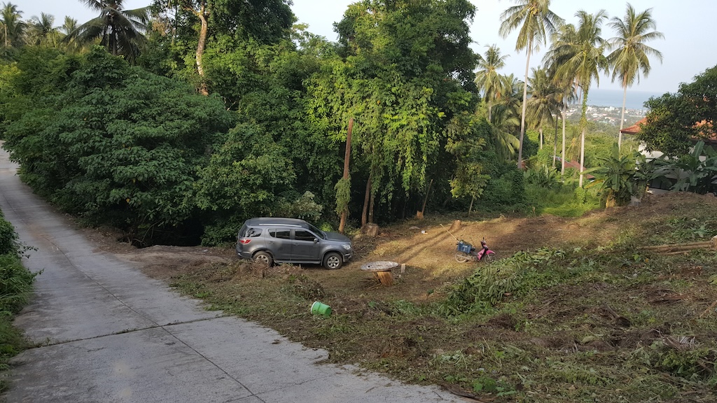 Chaweng Sea View Land Koh Samui Road