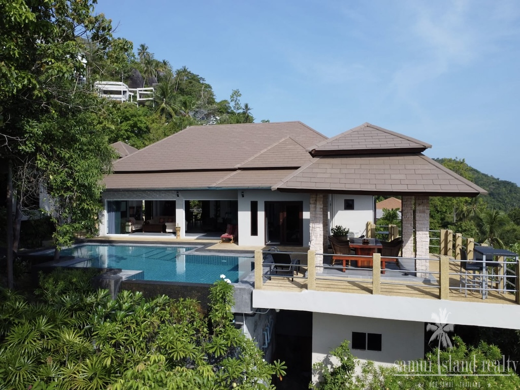 Koh Samui 4-Bedroom Sea View Villa Exterior
