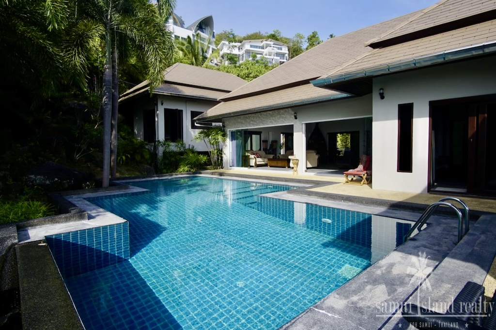 Koh Samui 4-Bedroom Sea View Villa Pool