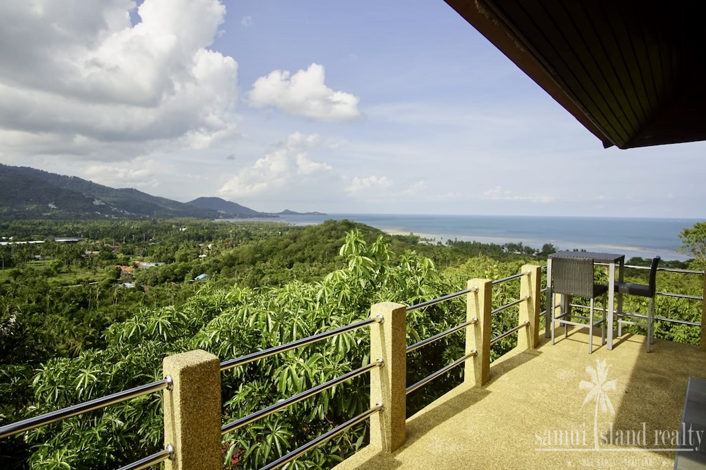 Koh Samui 4-Bedroom Sea View Villa Balustrade