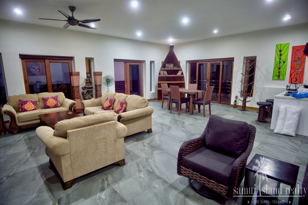 Koh Samui 4-Bedroom Sea View Villa Interior