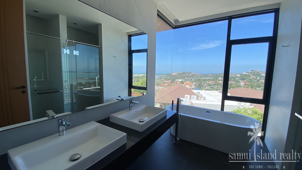 Koh Samui Luxury Plai Laem Villa Bathroom
