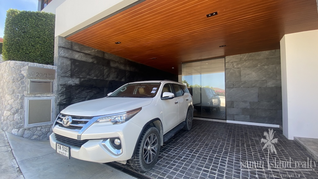 Koh Samui Luxury Plai Laem Villa Parking