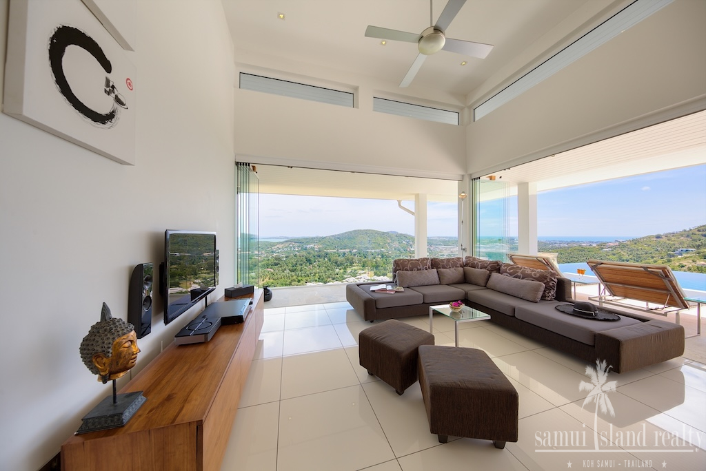 Bophut Ocean View Property Living Area