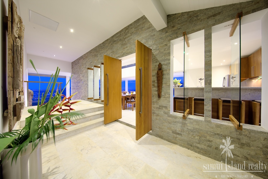 Bophut Ocean View Property Entrance